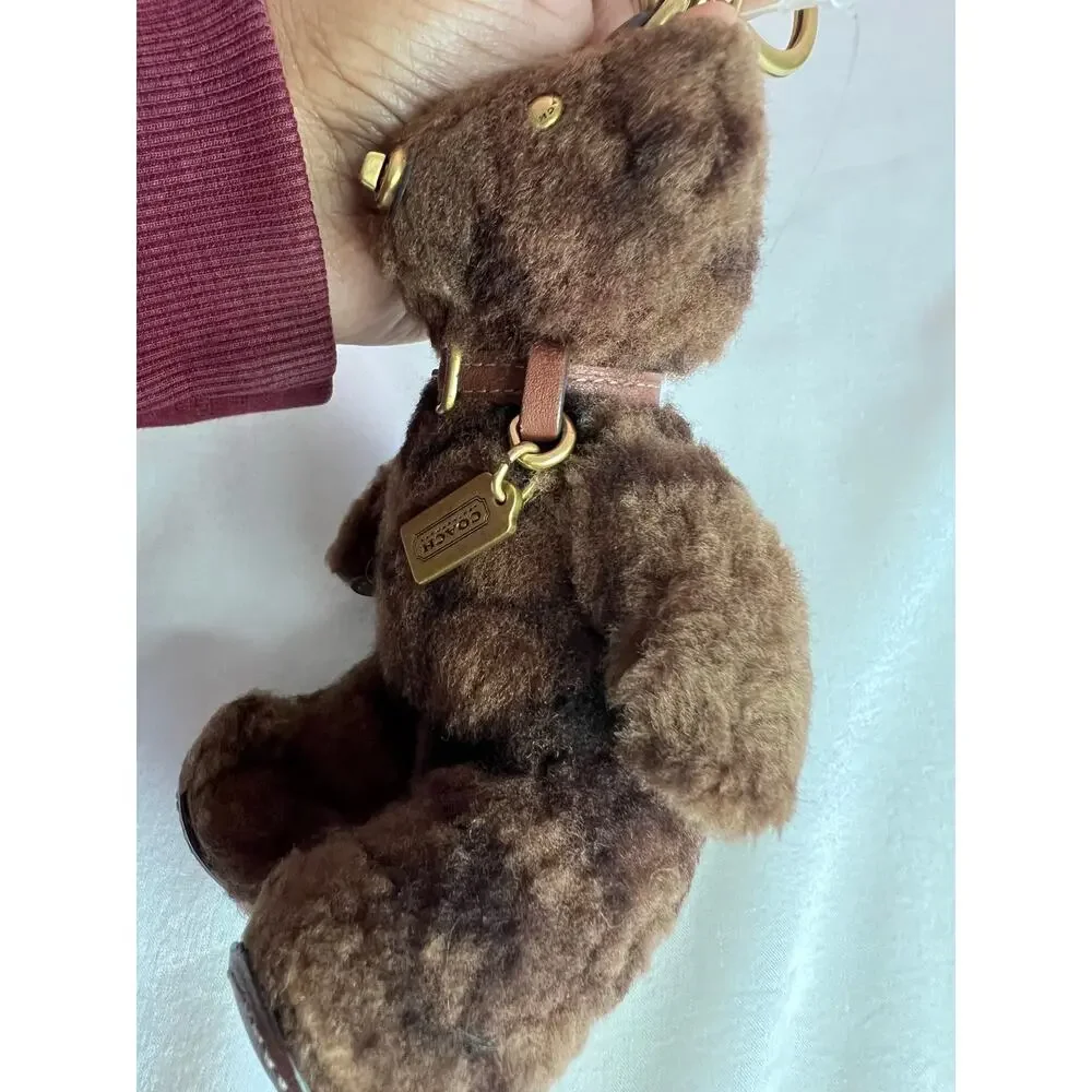 Coach Shearling Bear Charm - Picture 8 of 10
